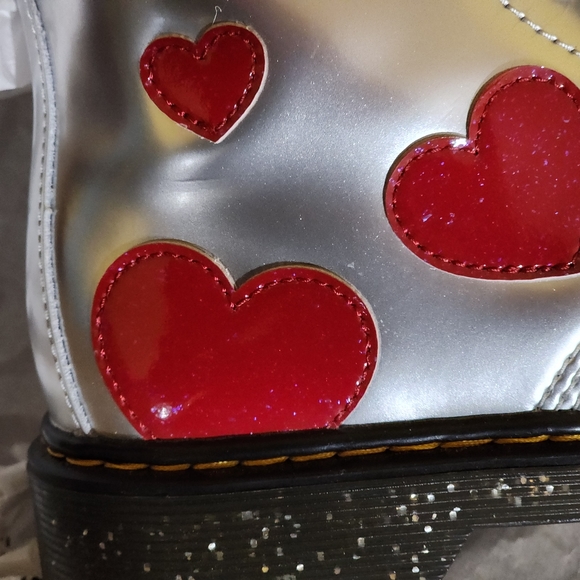 Rare Youth Sz 6 Cosmic Glitter Dr Martens - Picture 2 of 7